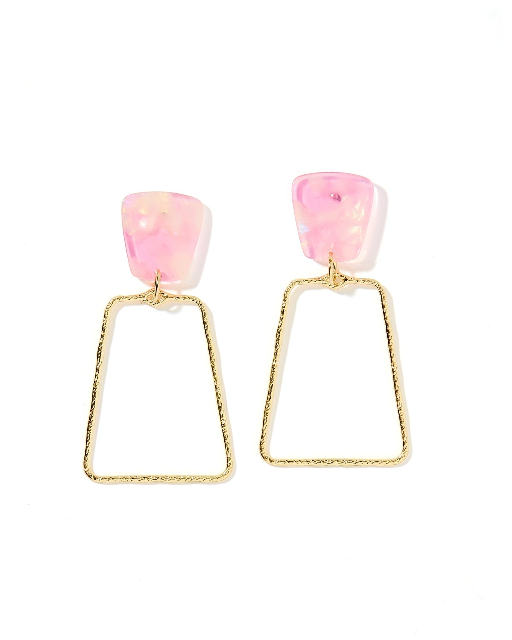 Kaelyn Statement Earrings - Rose Water - Aaria Tees Aaria Tees