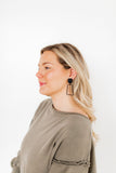 Kaelyn Statement Earrings - True Black - Aaria Tees Aaria Tees