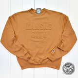 Kansas City Tonal 3D Champion® Gold Glint Crewneck Sweatshirt - Aaria Tees Aaria Tees