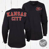 Kansas City Black Ladies Pom Pom Jersey - Aaria Tees Aaria Tees