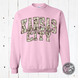 Kansas City Duck Camo Crewneck Sweatshirt - Aaria Tees Aaria Tees
