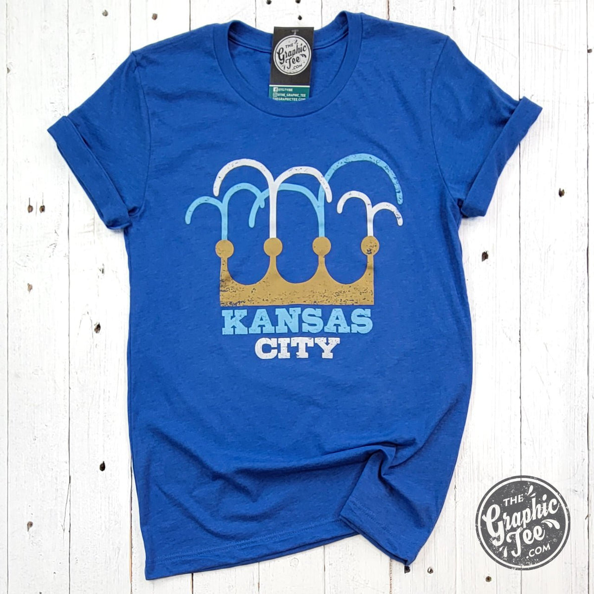 Kansas City Fountain Crown Short Sleeve Tee - Aaria Tees