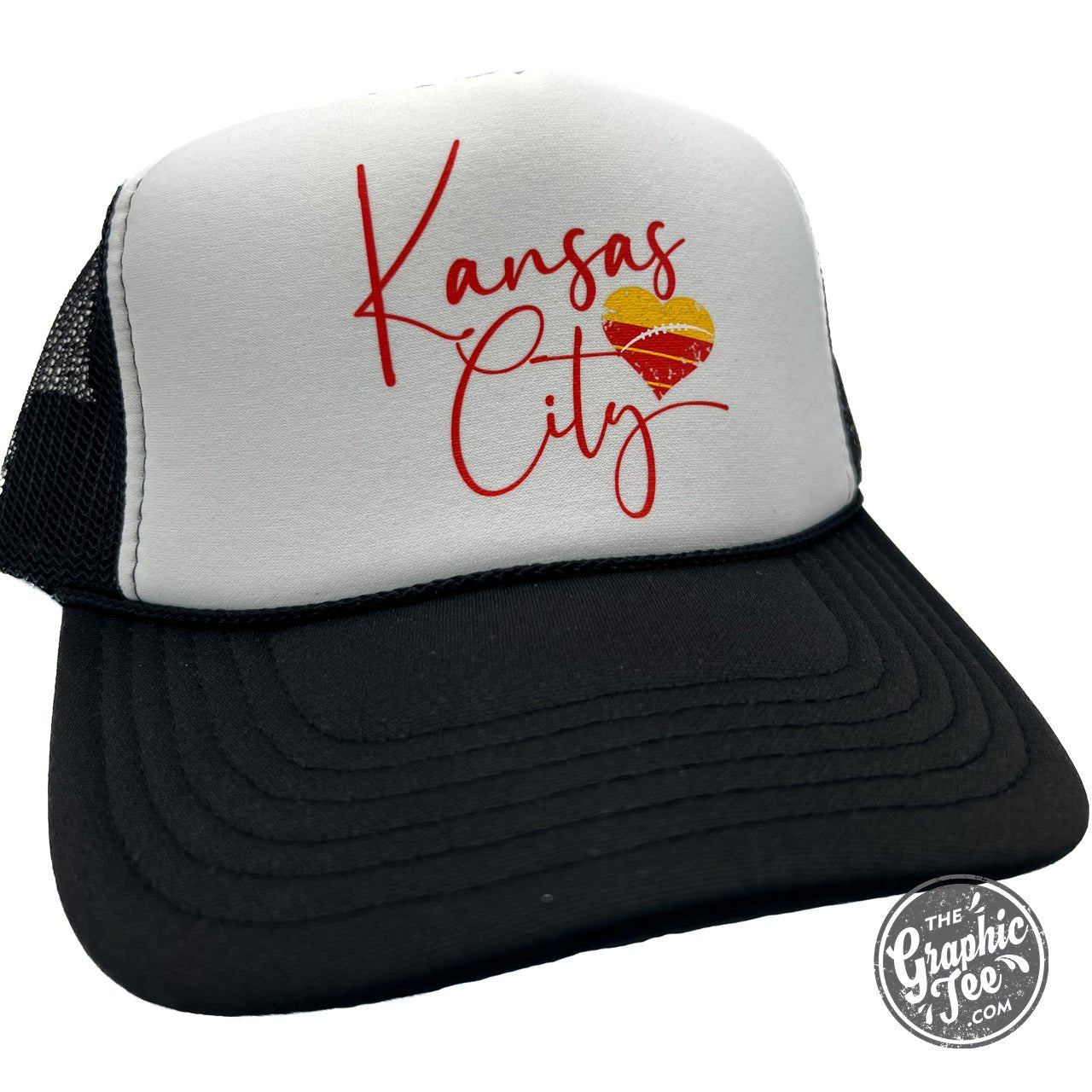 Kansas City Heart Foam Trucker Cap - Aaria Tees Aaria Tees
