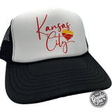 Kansas City Heart Foam Trucker Cap - Aaria Tees Aaria Tees