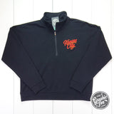 Kansas City Script 3D Embroidered Women’s Quarter-Zip Pullover - Aaria Tees Aaria Tees