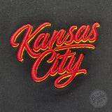 Kansas City Script 3D Embroidered Women’s Quarter-Zip Pullover - Aaria Tees Aaria Tees