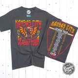 Kansas City Season Tour Concert Comfort Wash Unisex Short Sleeve Tee - Aaria Tees Aaria Tees