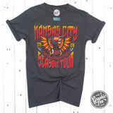 Kansas City Season Tour Concert Comfort Wash Unisex Short Sleeve Tee - Aaria Tees Aaria Tees