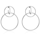 Kara Double Hoop Aaria Tees