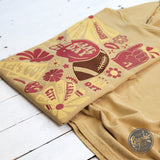 KC Groovy Mustard Comfort Colors Long Sleeve Tee - Aaria Tees Aaria Tees