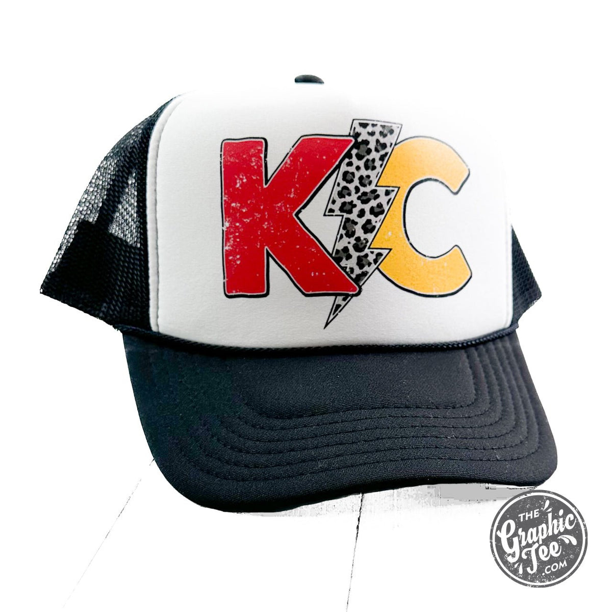 KC Lightning Bolt Foam Trucker Cap - Aaria Tees