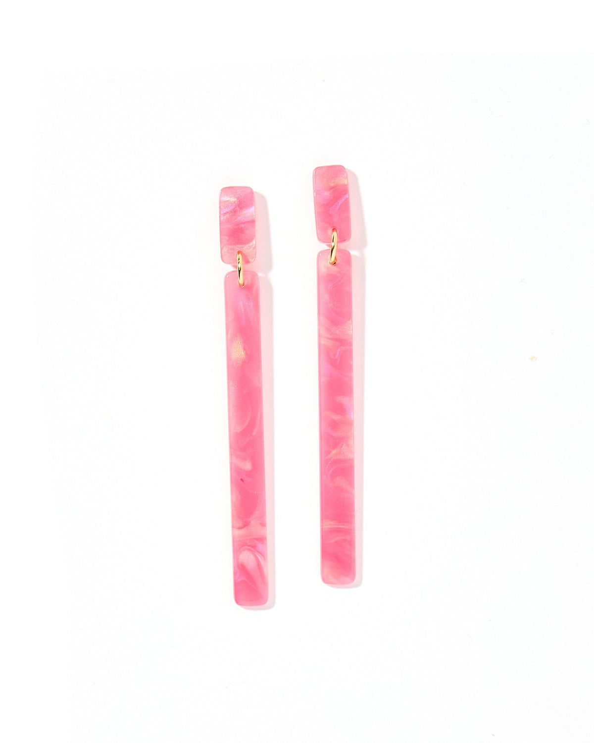 Keli Statement Earrings - Azalea Pink - Aaria Tees