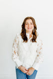 Keli Statement Earrings - Blush Satin - Aaria Tees Aaria Tees