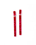 Keli Statement Earrings - Pinot Noir - Aaria Tees Aaria Tees