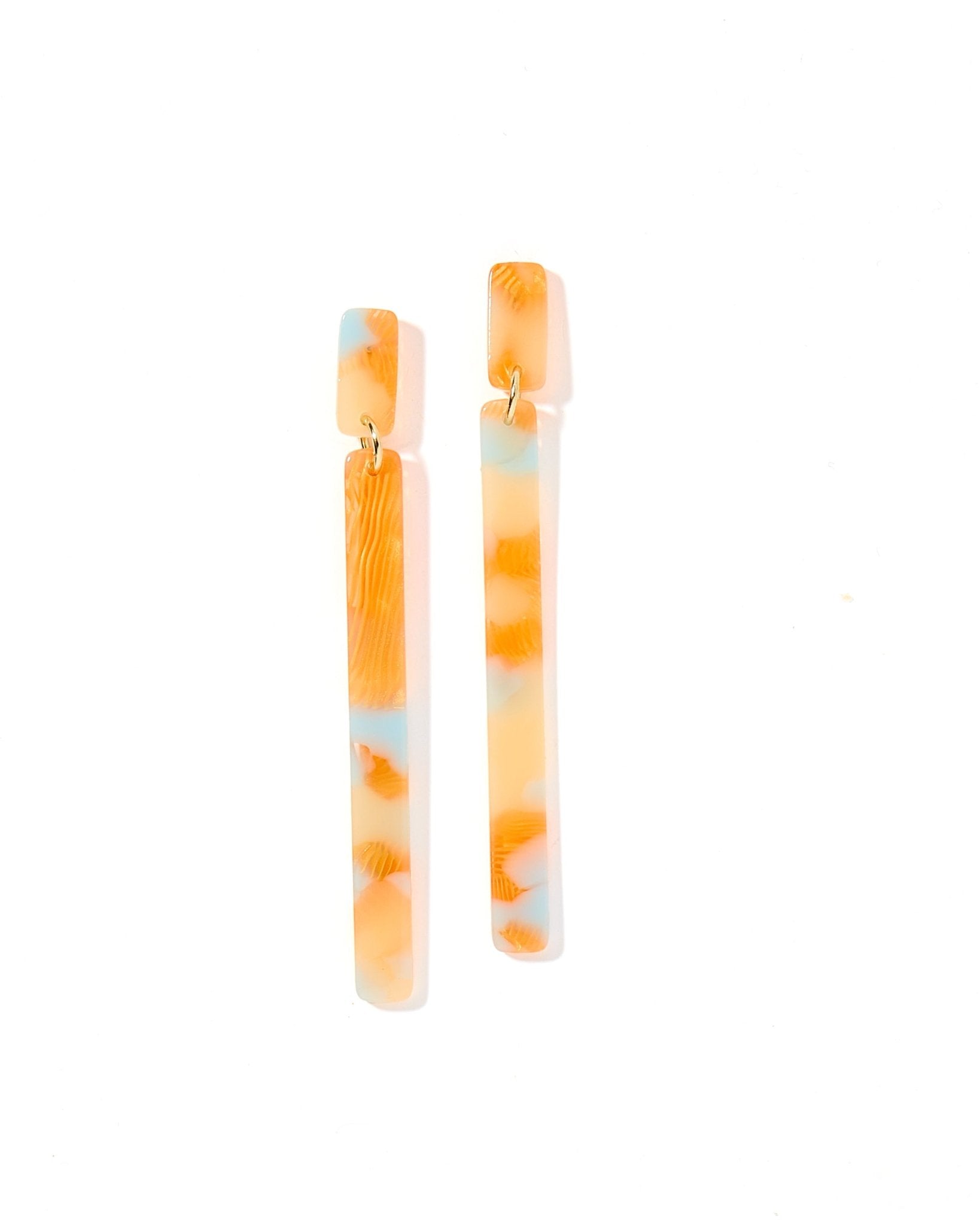 Keli Statement Earrings - Sunrise - Aaria Tees Aaria Tees