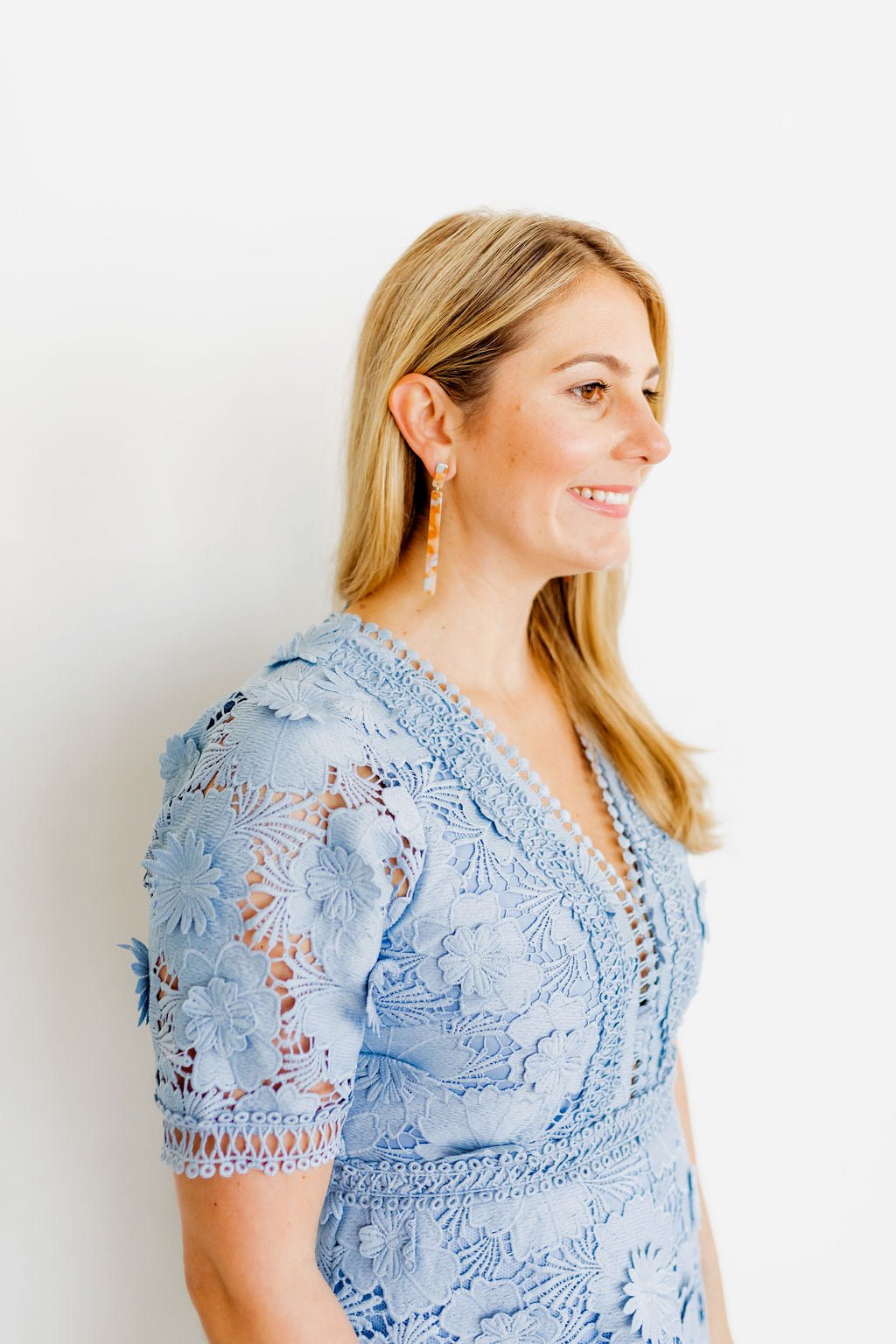 Keli Statement Earrings - Sunrise - Aaria Tees Aaria Tees