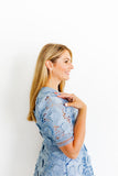 Keli Statement Earrings - Sunrise - Aaria Tees Aaria Tees