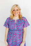 Kennedy Statement Earrings - Cosmic Pink - Aaria Tees Aaria Tees