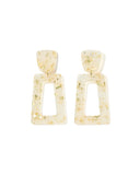 Kennedy Statement Earrings - Gold Confetti - Aaria Tees Aaria Tees