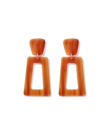 Kennedy Statement Earrings - Honey - Aaria Tees Aaria Tees
