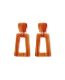 Kennedy Statement Earrings - Honey - Aaria Tees Aaria Tees