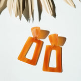 Kennedy Statement Earrings - Honey - Aaria Tees Aaria Tees