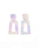 Kennedy Statement Earrings - Lavender Skies - Aaria Tees Aaria Tees
