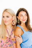 Kennedy Statement Earrings - Neon Punch - Aaria Tees Aaria Tees