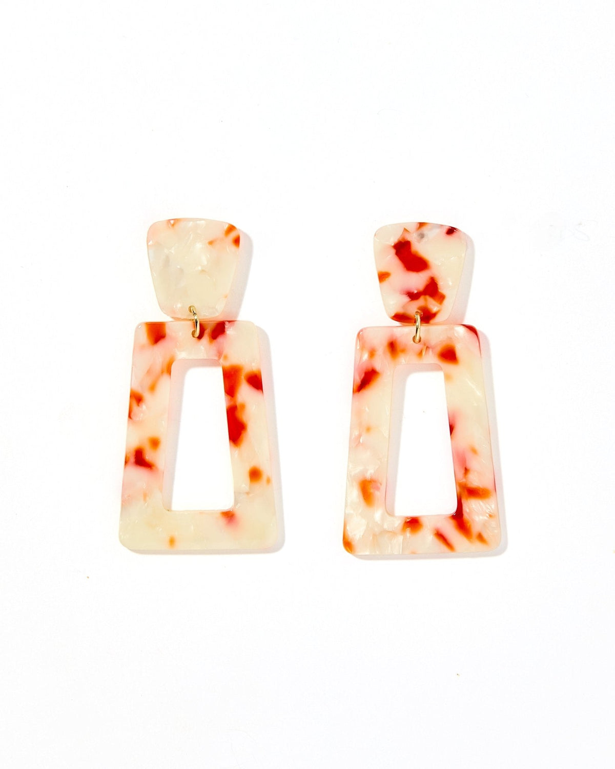 Kennedy Statement Earrings - Texas Pearl - Aaria Tees