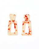 Kennedy Statement Earrings - Texas Pearl - Aaria Tees Aaria Tees