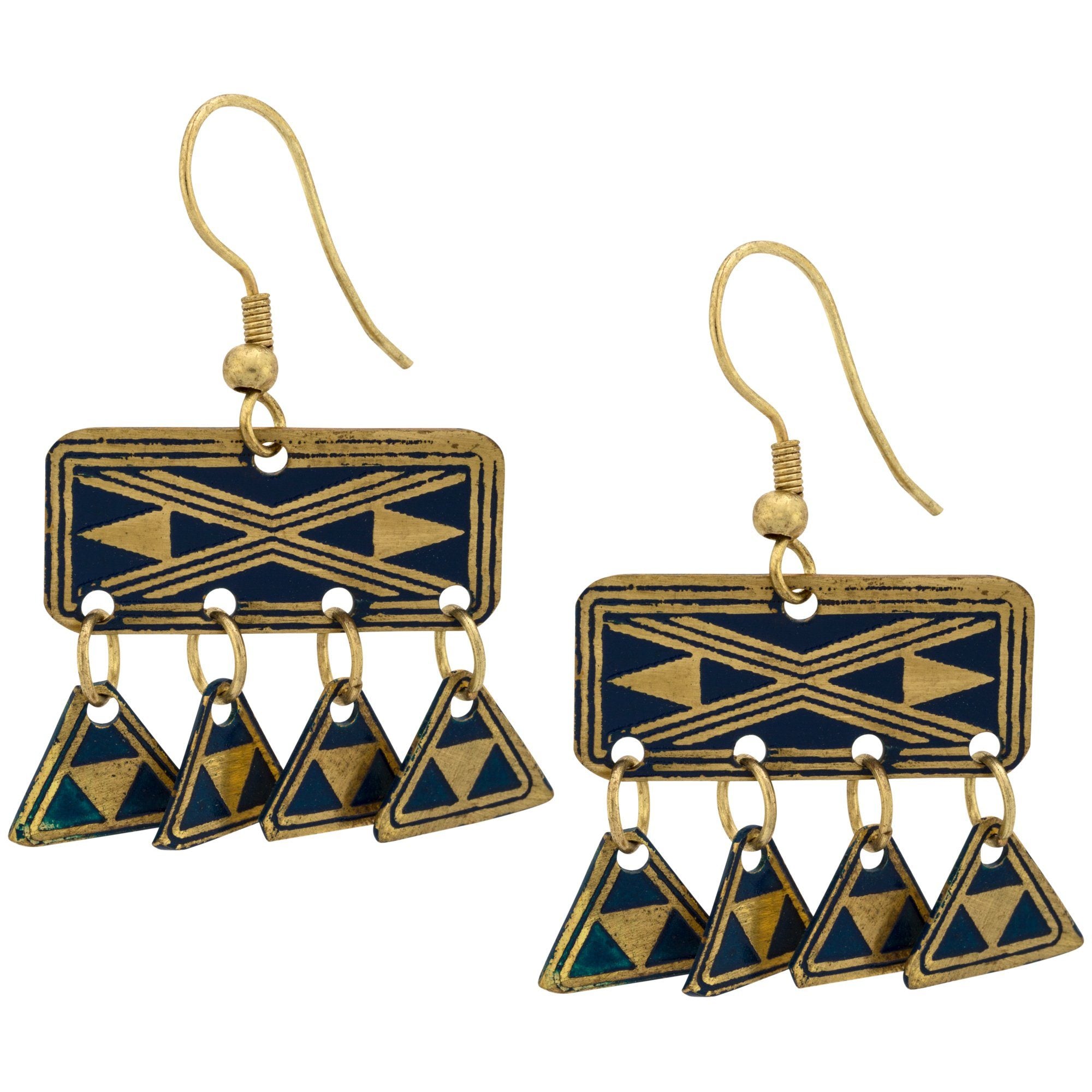 Kilim Fringe Earrings - Aaria Tees Aaria Tees