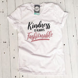 Kindness is Always Fashionable - V-Neck Tee Aaria Tees