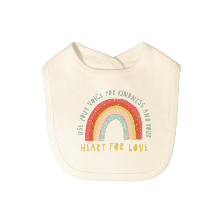 graphic bib | kindness rainbow - Aaria Tees Aaria Tees