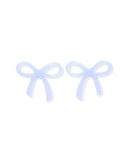 Kylie Bow Earrings - Lavender Haze - Aaria Tees Aaria Tees