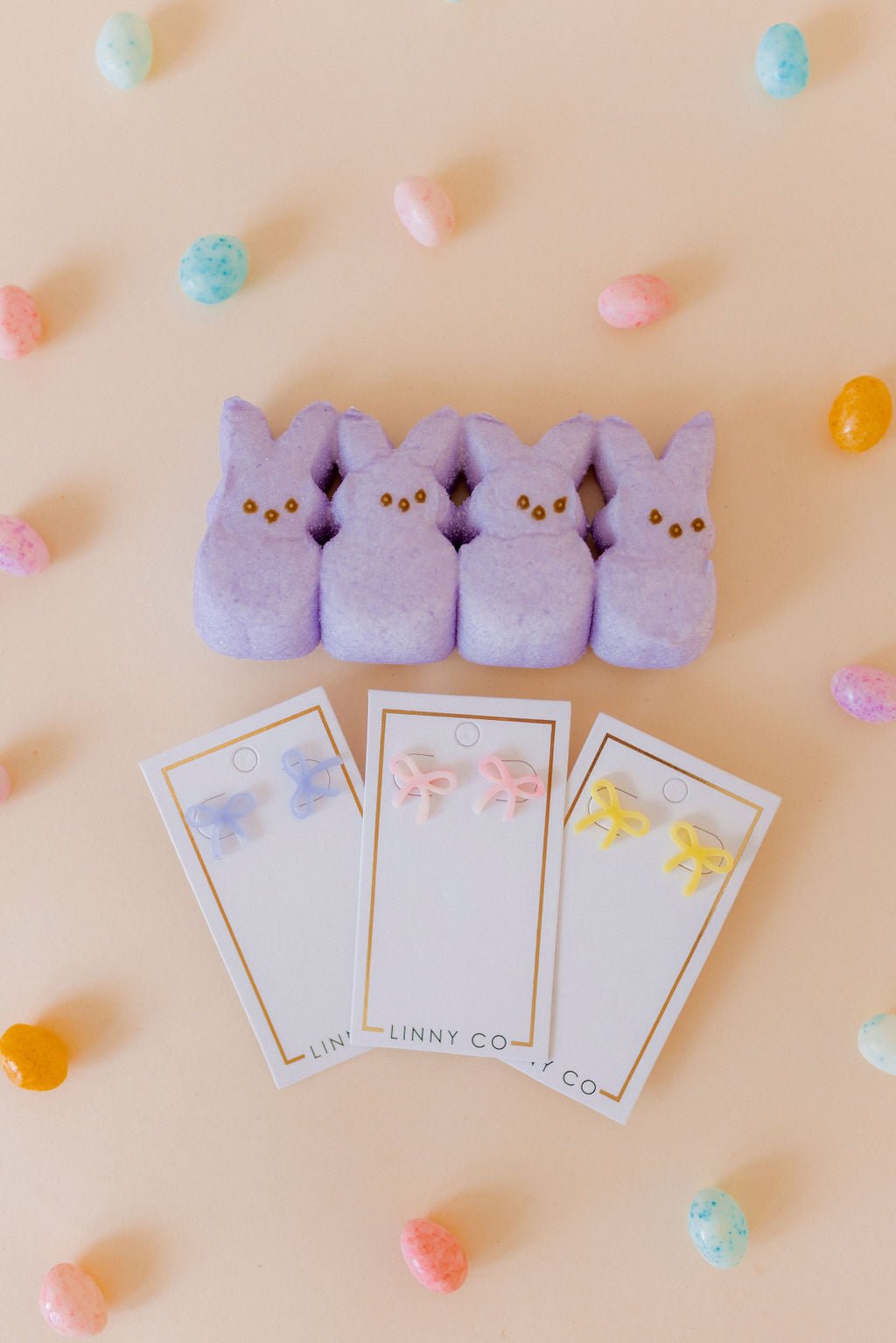 Kylie Bow Earrings - Lavender Haze - Aaria Tees Aaria Tees