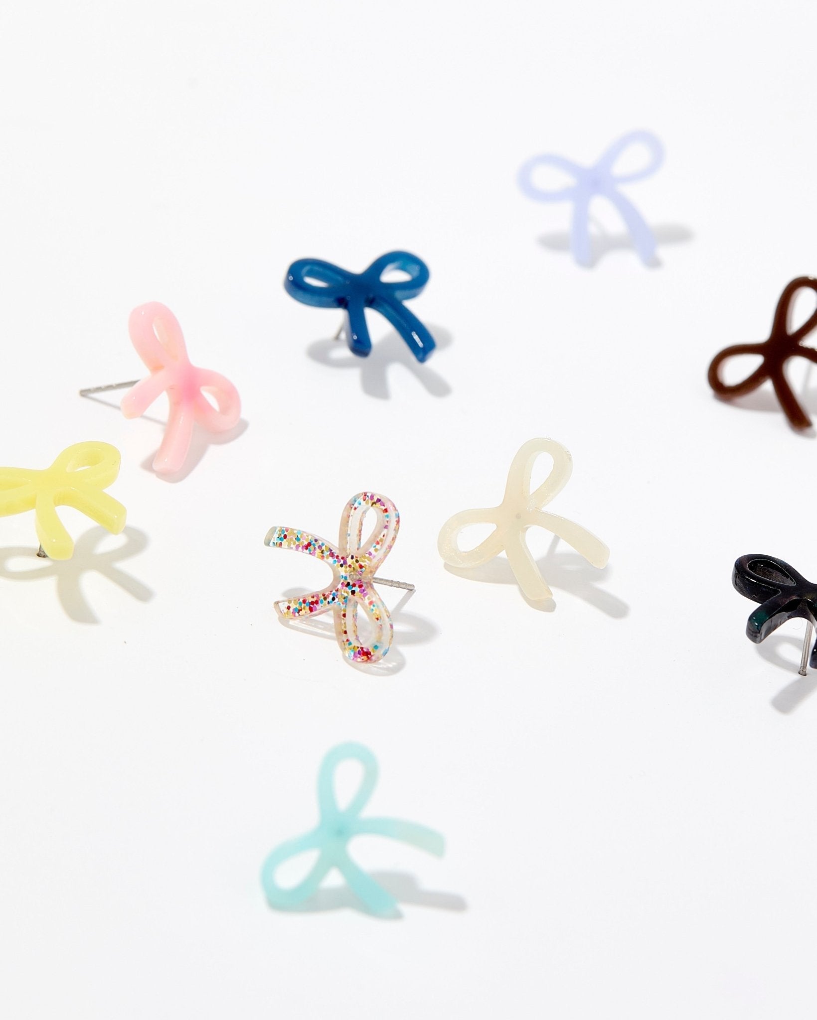 Kylie Bow Earrings - Lavender Haze - Aaria Tees Aaria Tees