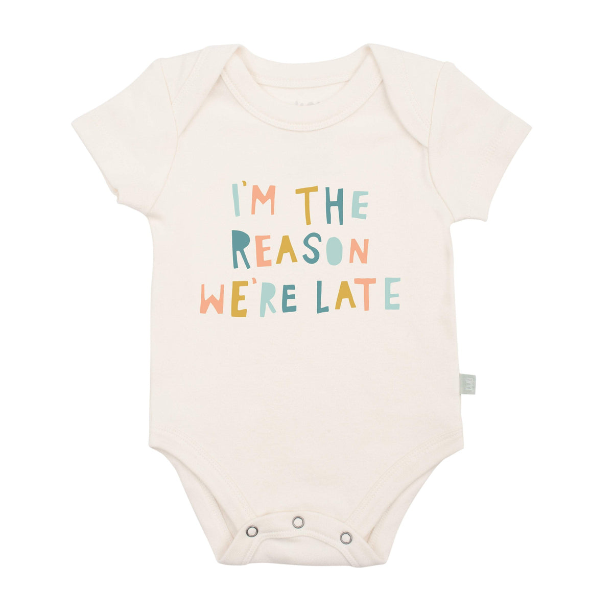 graphic bodysuit | reason we are late - Aaria Tees