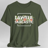 Lawful Sarcastic Alignment T-Shirt - Aaria Tees Aaria Tees