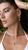Leila Link Necklace -Two Tone Aaria Tees