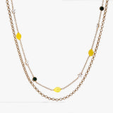 Double-Layer Lemon Necklace - Aaria Tees Aaria Tees