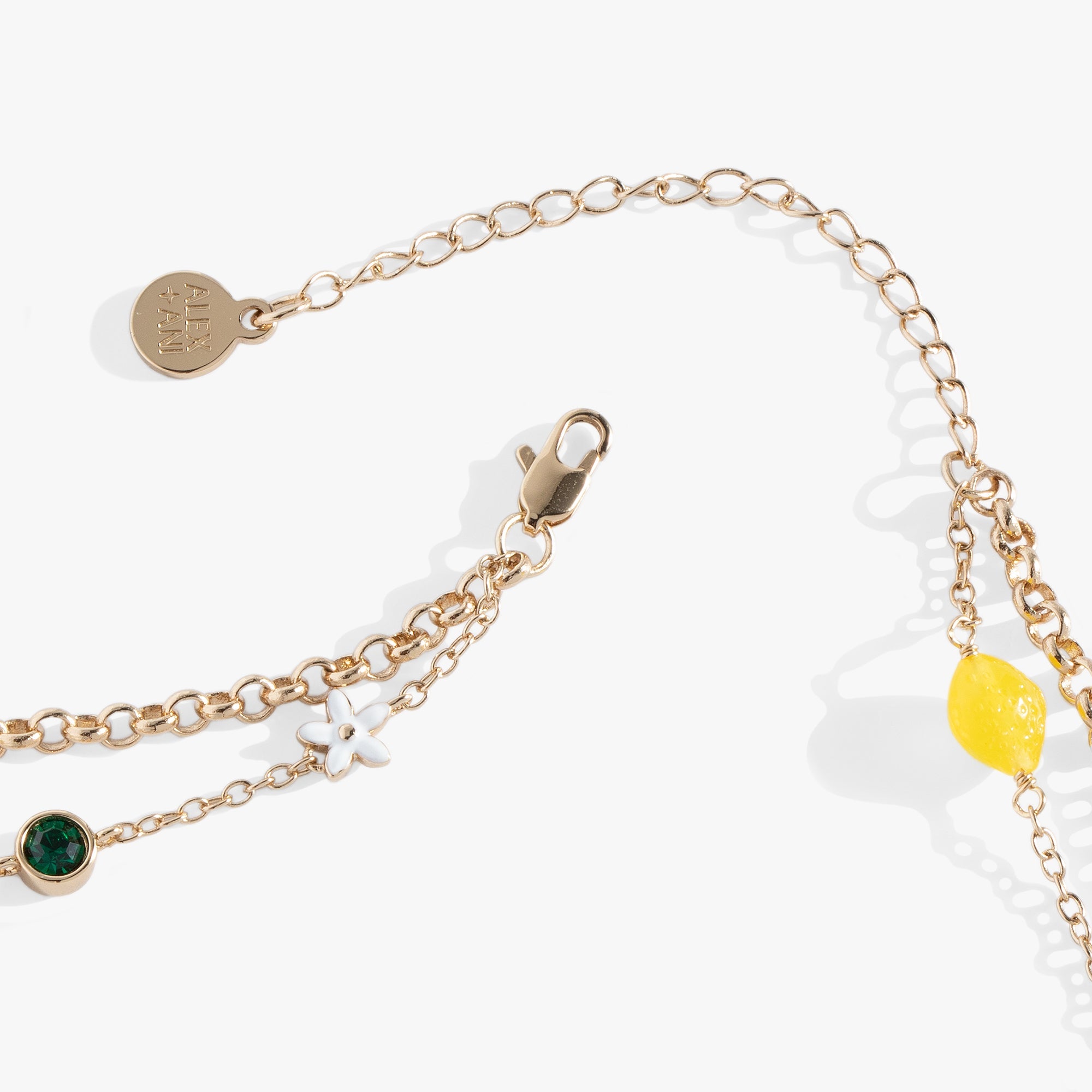 Double-Layer Lemon Necklace - Aaria Tees Aaria Tees