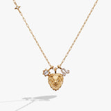 Leo Zodiac Charm Cluster Necklace - Aaria Tees Aaria Tees