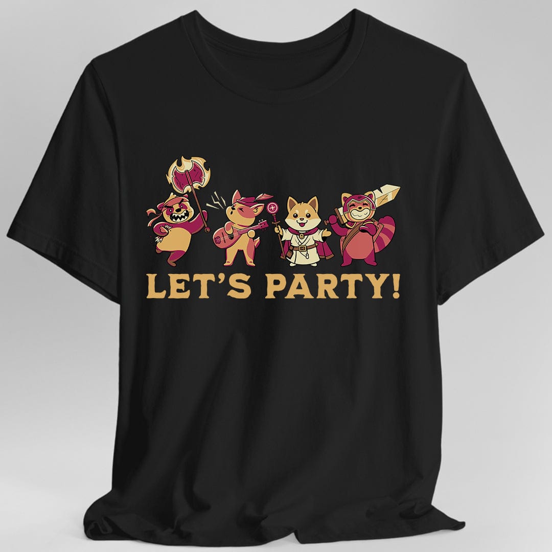 Let’s Party D&D T-Shirt - Aaria Tees Aaria Tees