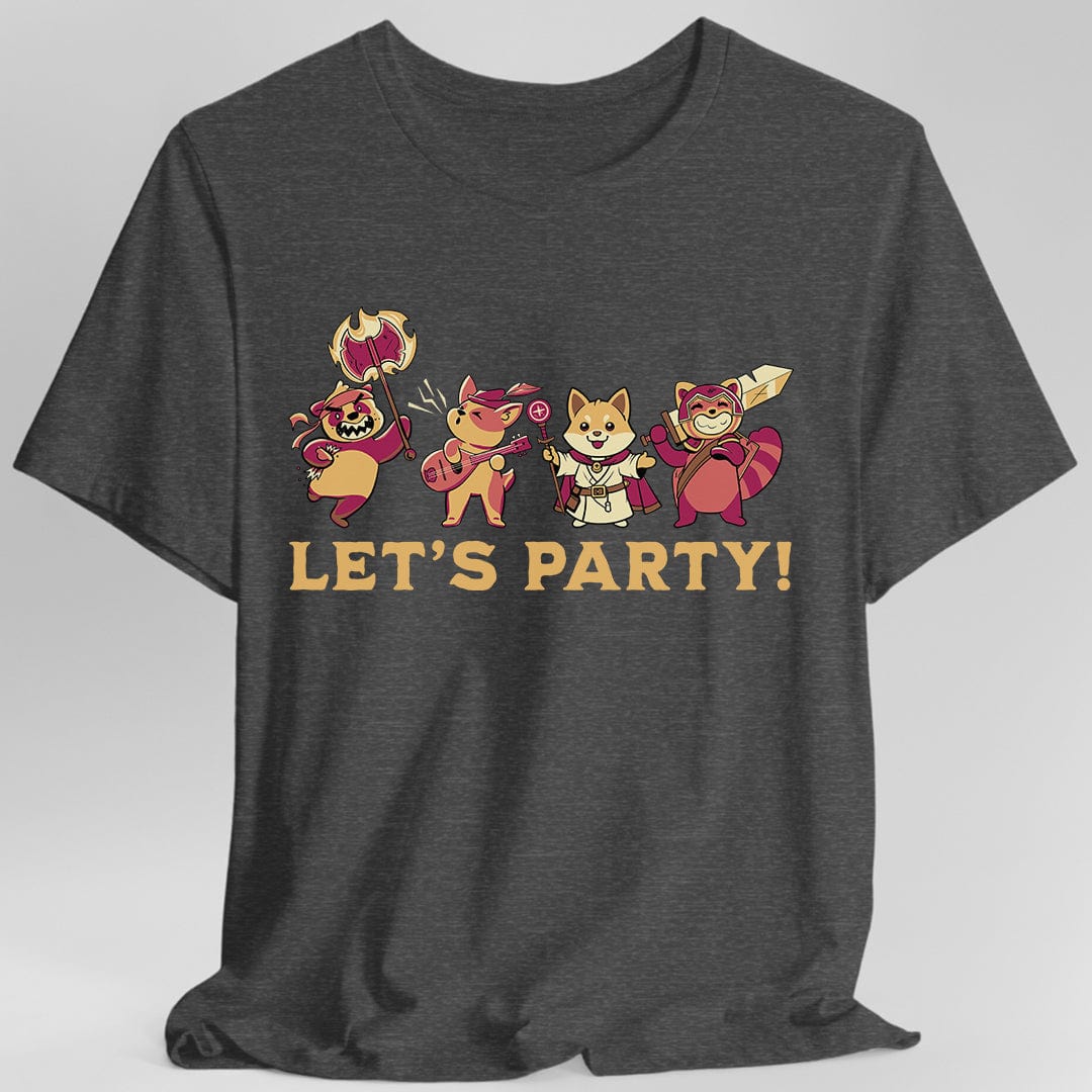 Let’s Party D&D T-Shirt - Aaria Tees Aaria Tees