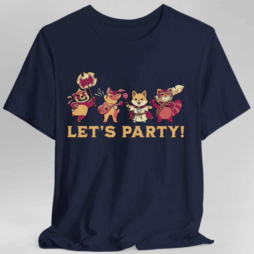 Let’s Party D&D T-Shirt - Aaria Tees Aaria Tees