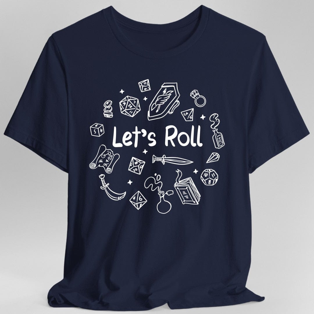 Let's Roll Doodle DnD Shirt - Aaria Tees Aaria Tees