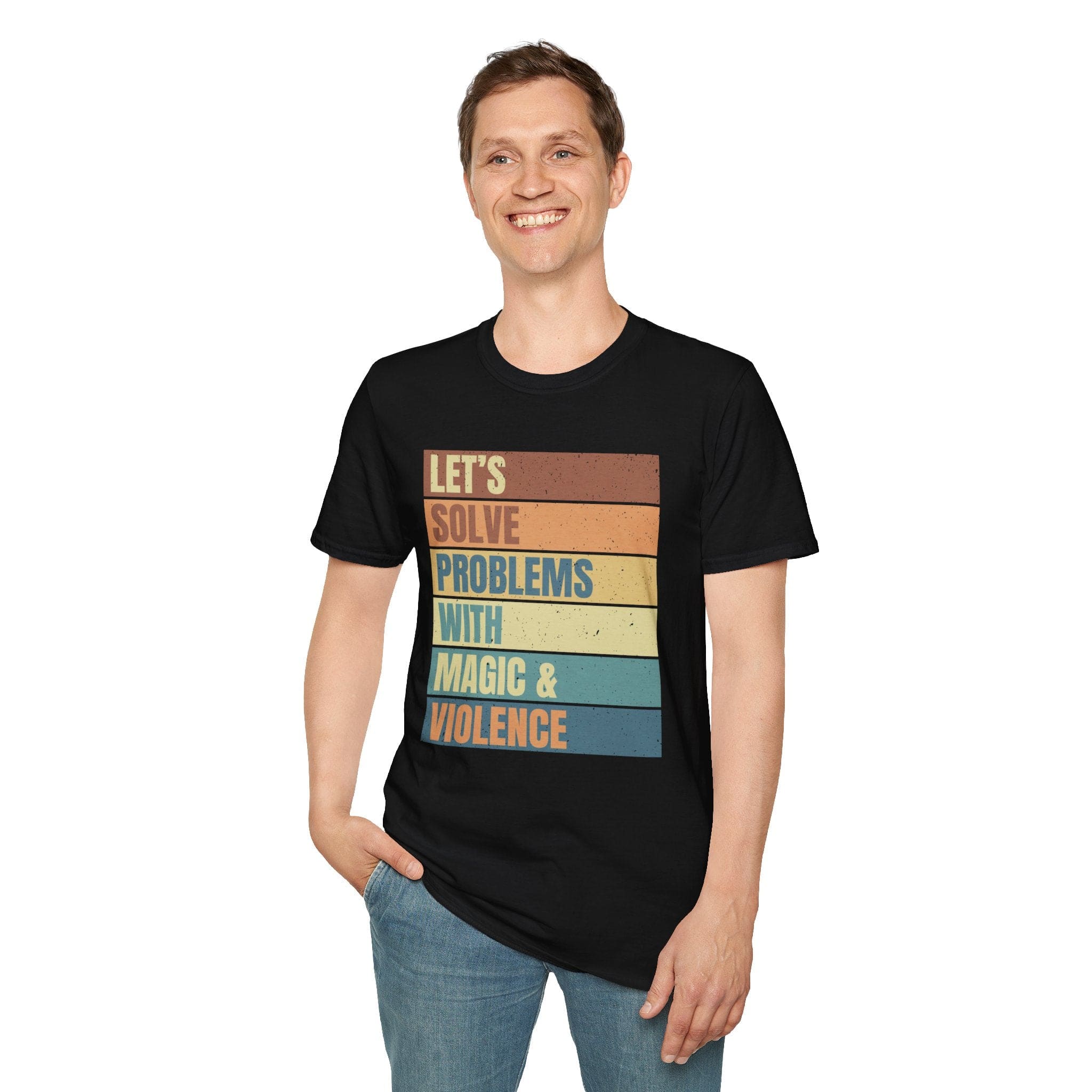 Let's Solve Problems With Magic & Violence T-shirt - Aaria Tees Aaria Tees