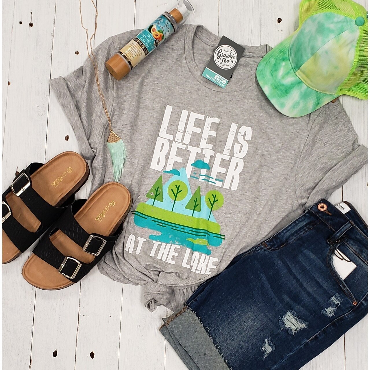 Life is Better at the Lake Tee - Aaria Tees Aaria Tees