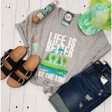 Life is Better at the Lake Tee - Aaria Tees Aaria Tees