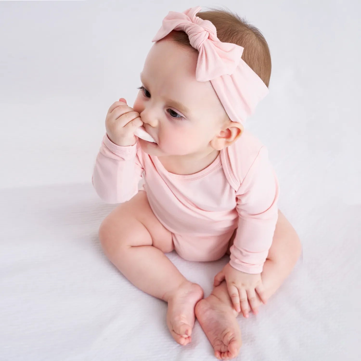 Bamboo Baby Bodysuit in Mary Rose - Aaria Tees Aaria Tees